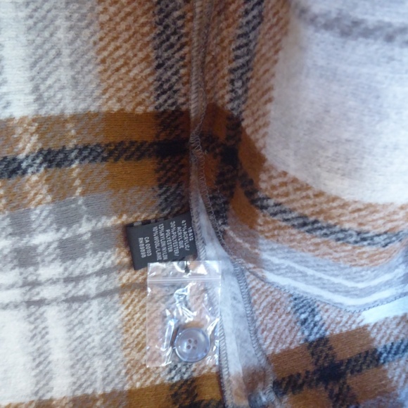 NWT Parkhurst Women's Shacket Style Long Plaid Vest - M - Picture 7 of 10